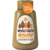 Een afbeelding van Whole Earth Drizzler super smooth peanut butter