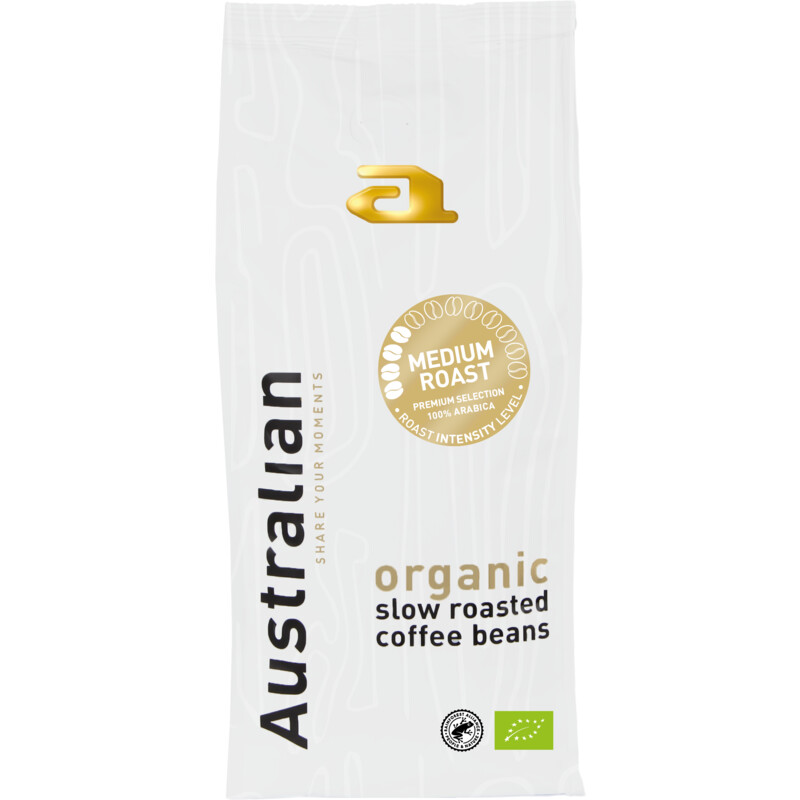 Een afbeelding van Australian Organic medium roast koffiebonen