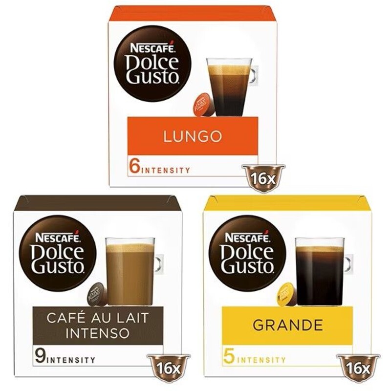 Een afbeelding van Nescafé Dolce Gusto koffiecups pakket
