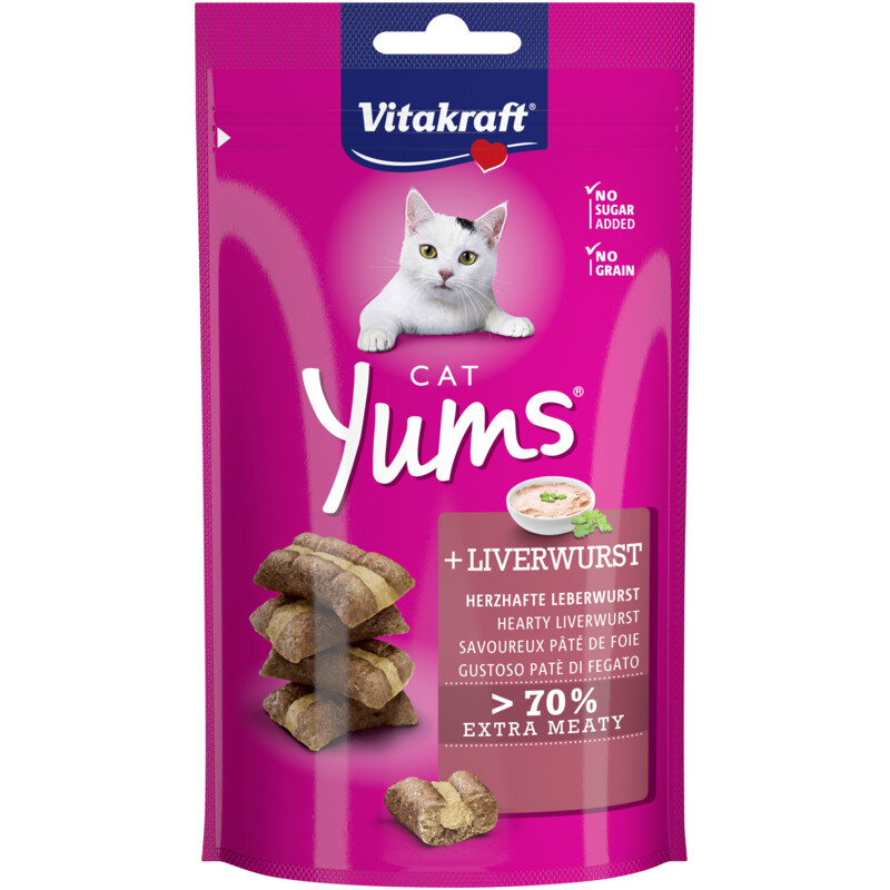 Een afbeelding van Vitakraft Cat yums leverworst