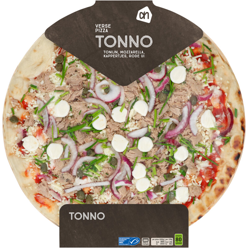 Een afbeelding van AH Verse pizza tonno