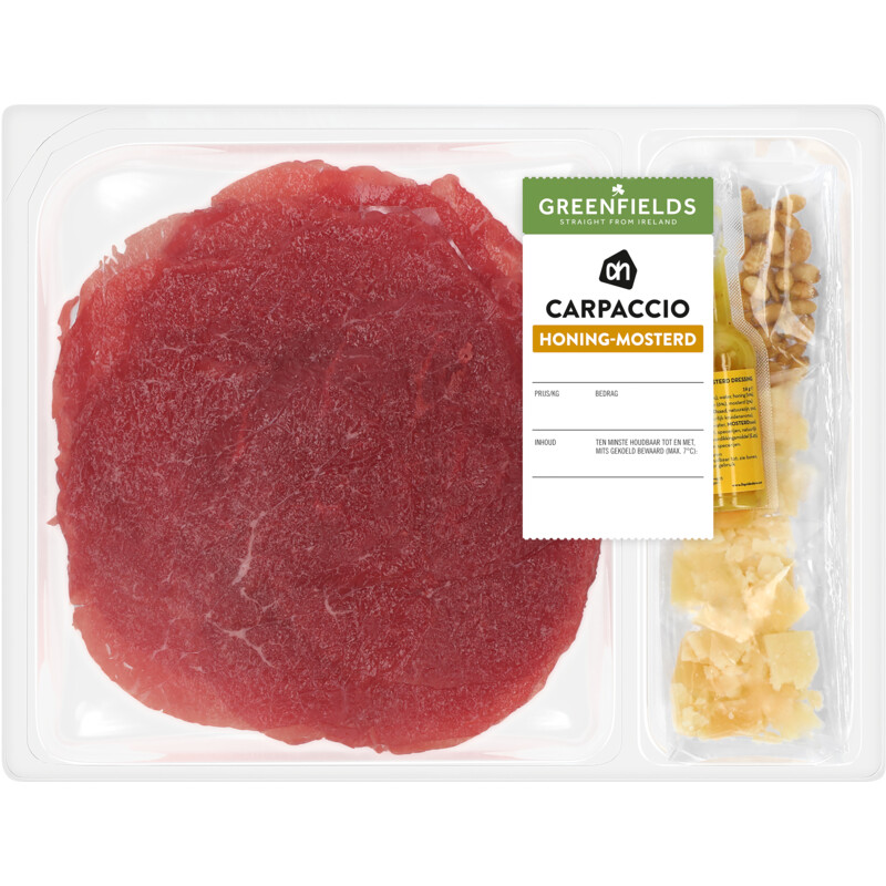 Een afbeelding van AH Greenfields Carpaccio honing mosterd