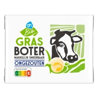 AH Biologisch Grasboter makkelijk smeerbaar ongezouten