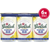 Een afbeelding van Grolsch Radler citroen alcoholvrij 0.0% 6-pack