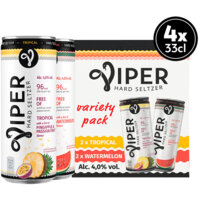 Een afbeelding van Viper Hard seltzer variety pack 4-pack