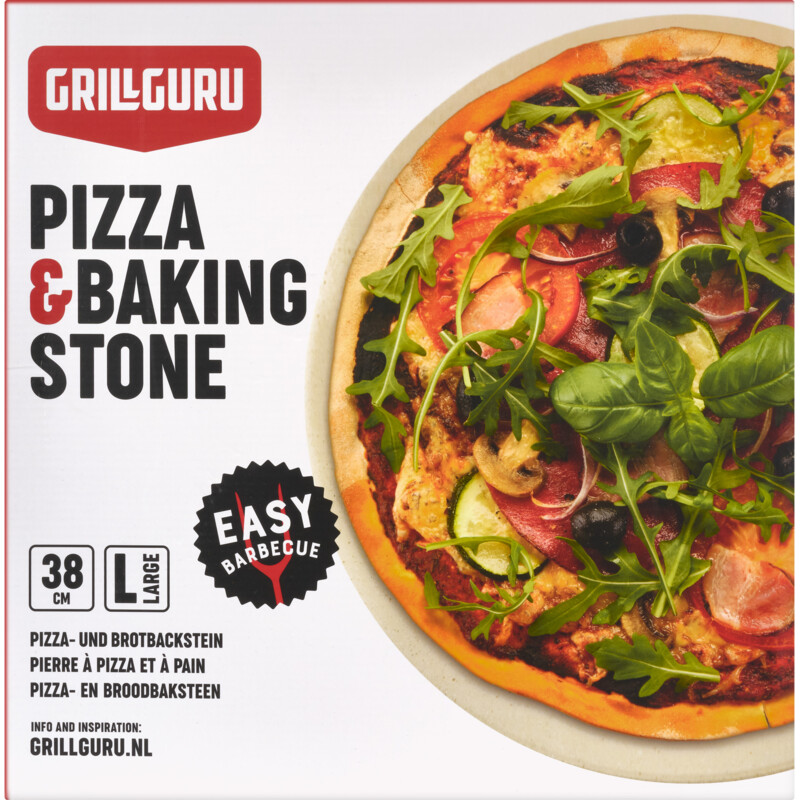 Een afbeelding van Grill Guru Pizza stone 38cm