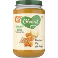 Een afbeelding van Olvarit Pompoen kip aardappel 6m+