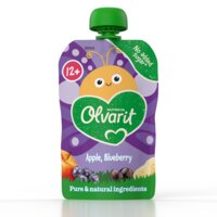 Een afbeelding van Olvarit Knijpfruit 12+ mnd appel blauwe bes