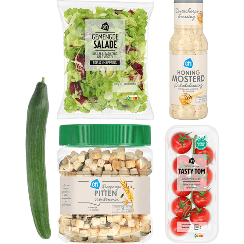 Een afbeelding van AH Salade BBQ pakket