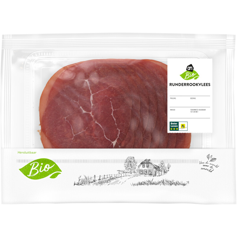 Een afbeelding van AH Biologisch Runderrookvlees