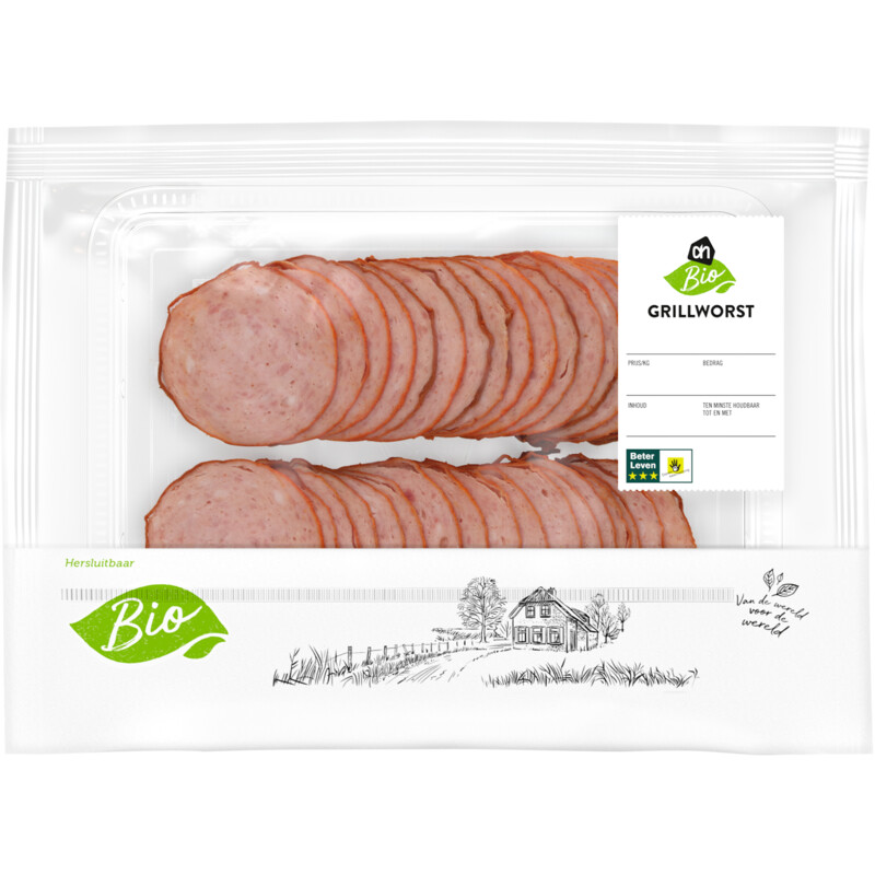 Een afbeelding van AH Biologisch Grillworst