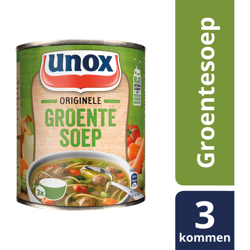 Een afbeelding van Unox Stevige groentesoep