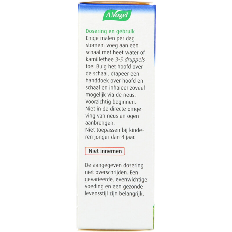 Een afbeelding van A.Vogel Cinuforce stoomdruppels vrijer ademen