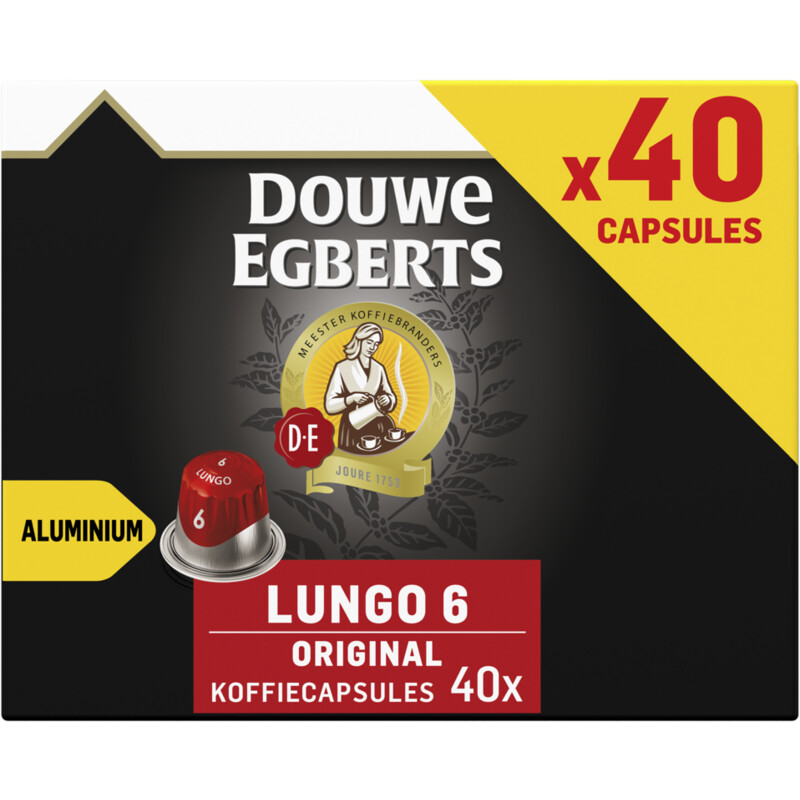 Een afbeelding van Douwe Egberts Lungo original capsules