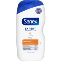 Een afbeelding van Sanex Expert skin health sensitive douchegel