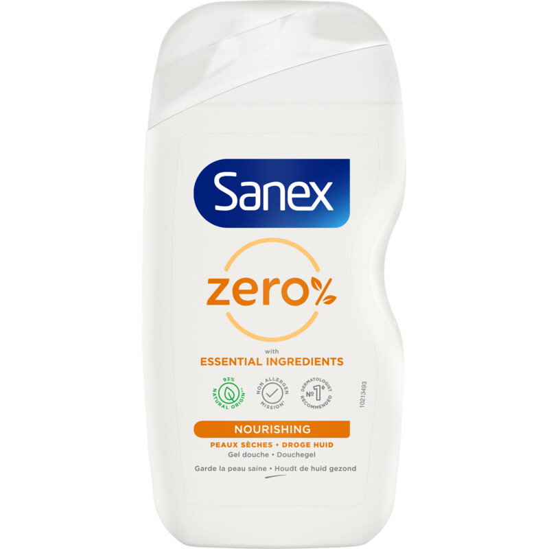 Sanex Zero nourishing douchegel droge huid bestellen Albert Heijn