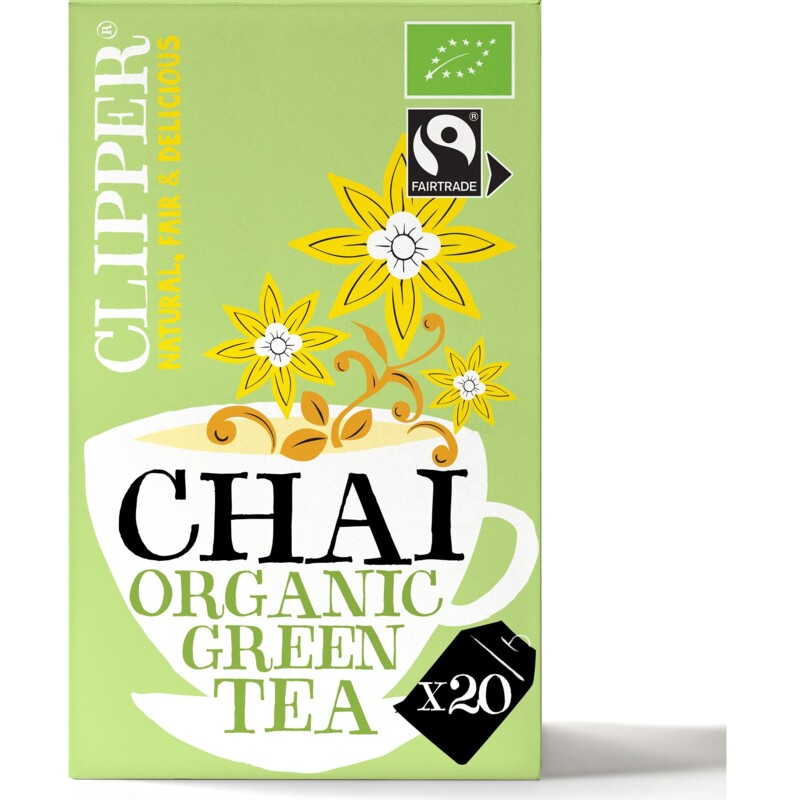 Clipper Chai organic green tea reserveren Albert Heijn