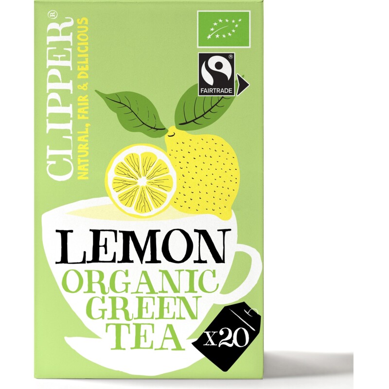 Een afbeelding van Clipper Lemon organic green tea