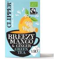 Een afbeelding van Clipper Breezy mango & ginger green tea