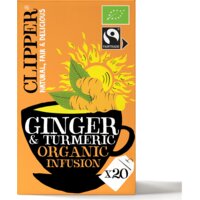 Een afbeelding van Clipper Ginger turmeric organic infusion