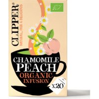 Een afbeelding van Clipper Chamomile peach organic infusion