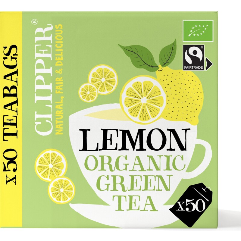 Een afbeelding van Clipper Lemon organic green tea