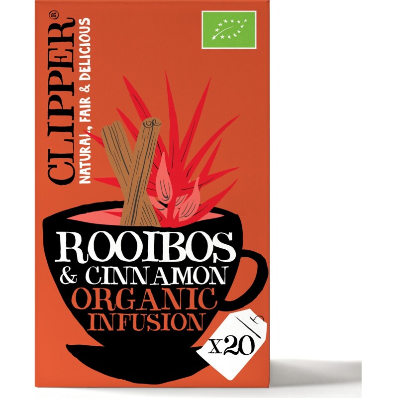 Een afbeelding van Clipper Rooibos cinnamon organic infusion