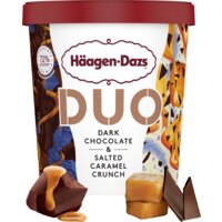 Een afbeelding van Häagen-Dazs Duo dark chocolate salted caramel ijs