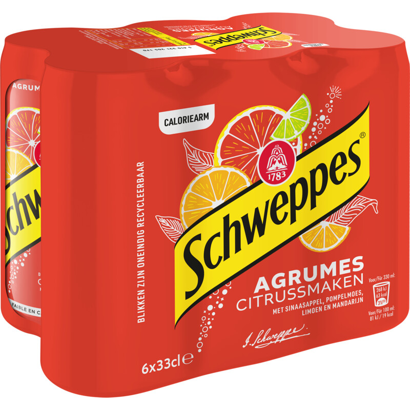 Een afbeelding van Schweppes Agrumes 6-pack