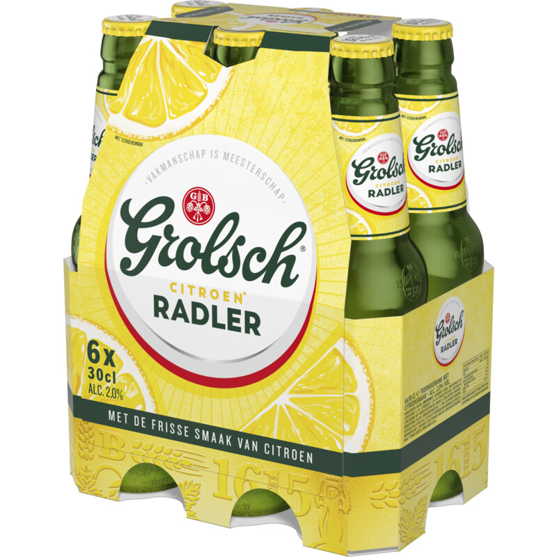 Een afbeelding van Grolsch Radler citroen 2.0 6-pack
