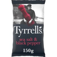 Afbeelding van Tyrrells Seasalt & black pepper