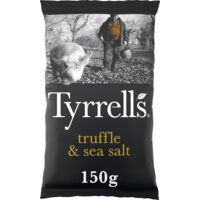Een afbeelding van Tyrrells Chips Black truffle & sea salt