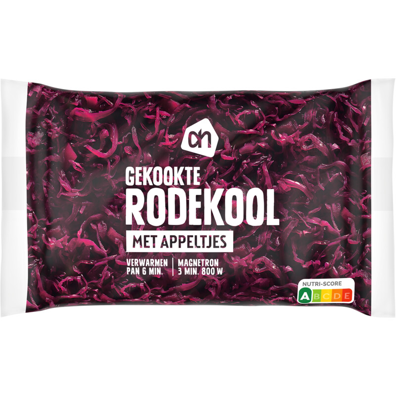 Een afbeelding van AH Gekookte rodekool met appeltjes