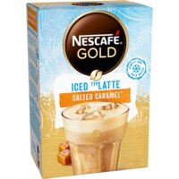 Een afbeelding van Nescafé Iced latte salted caramel oploskoffie