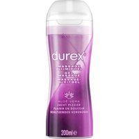Een afbeelding van Durex Massage olie en glijmiddel 2 in 1 alo