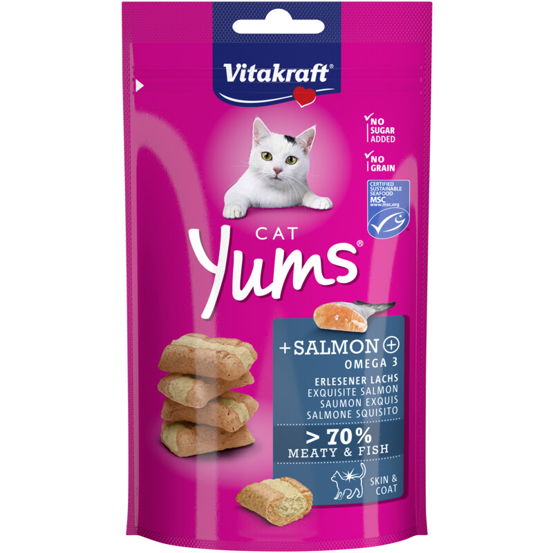 Een afbeelding van Vitakraft Cat yums salmon