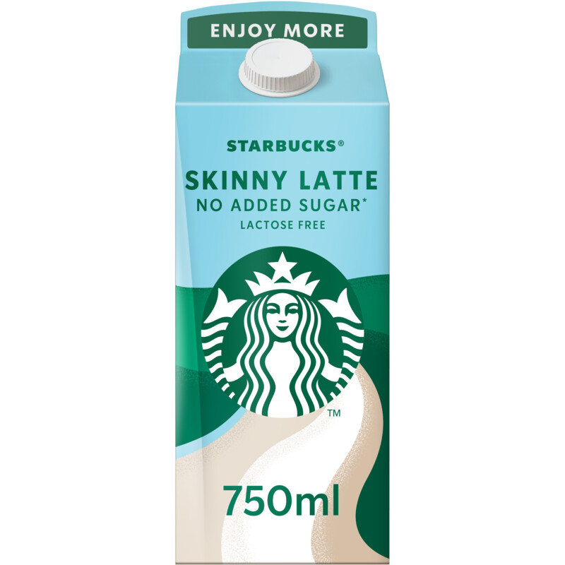 Starbucks Skinny latte lactose free reserveren Albert Heijn
