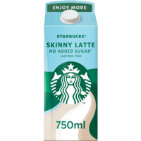 Een afbeelding van Starbucks Caffe latte no added sugar