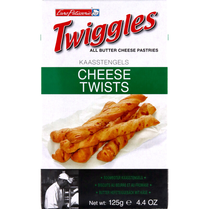 Een afbeelding van Euro Patisserie Twiggles snack kaas