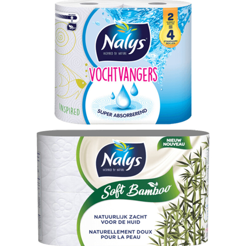 Een afbeelding van Nalys Keuken- en toiletpapier pakket