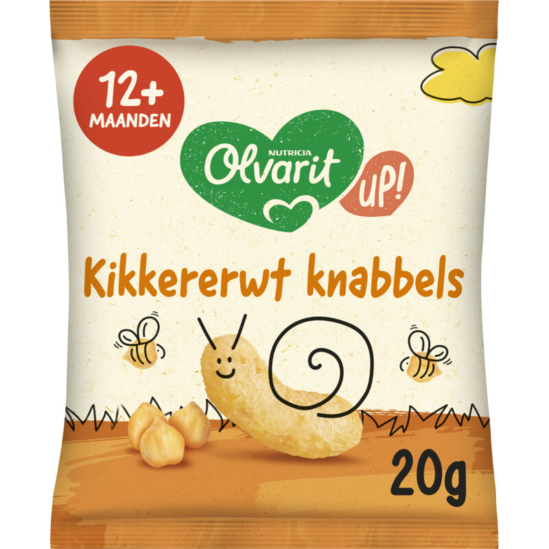 Een afbeelding van Olvarit Kikkererwt knabbels 12m+