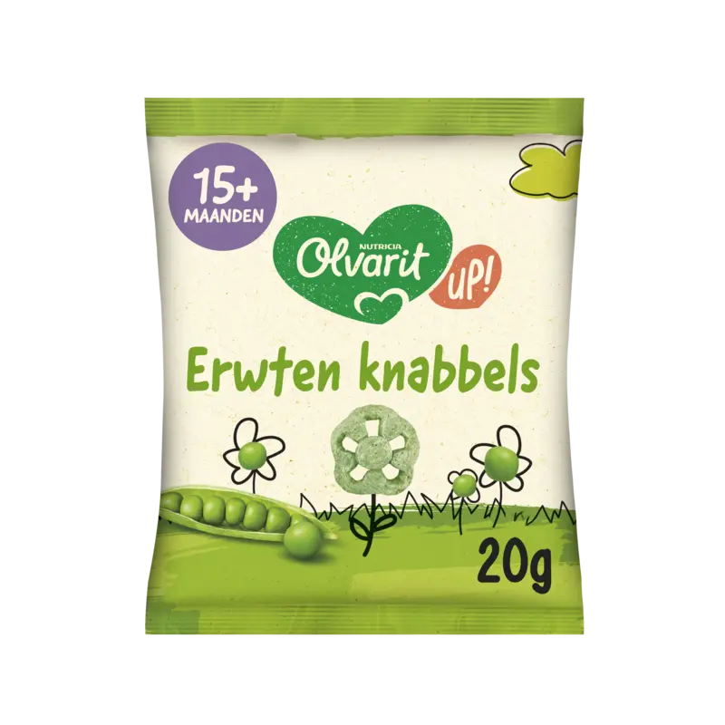 Erwten knabbels 15m+