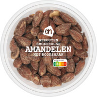 Een afbeelding van AH Amandelen met rooksmaak gezouten