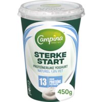 Een afbeelding van Campina Sterke start yoghurt naturel