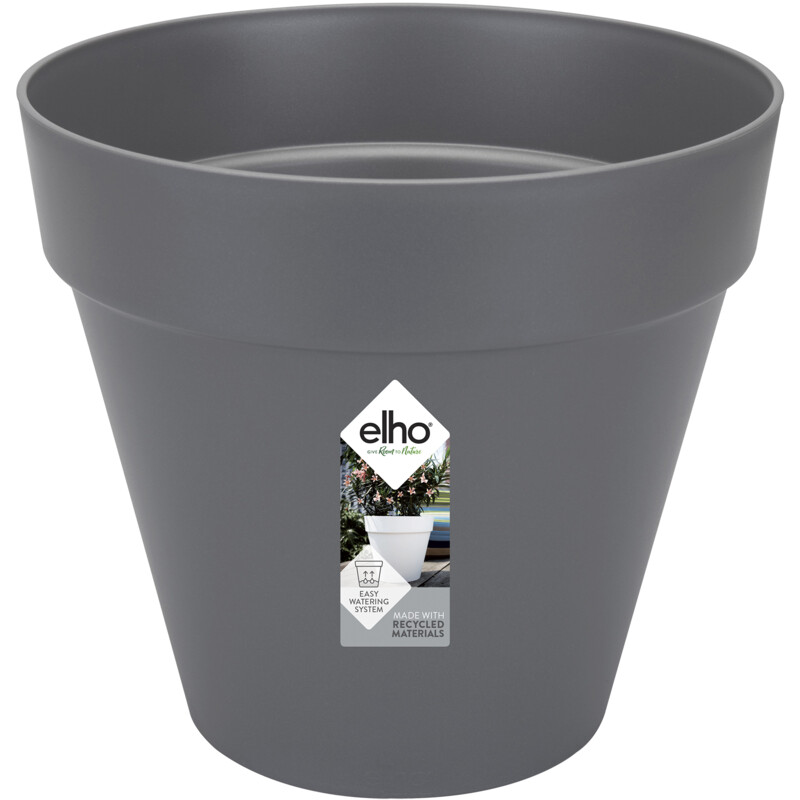 Een afbeelding van Elho Bloempot rond antraciet 20cm