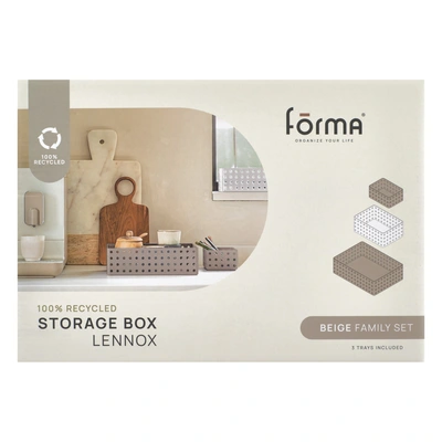 pdp-image-Forma Storage box set lennox donkergroen beige