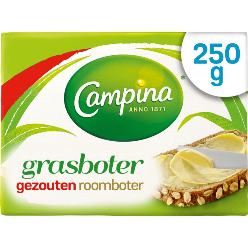 Een afbeelding van Campina Grasboter gezouten roomboter