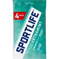 Een afbeelding van Sportlife Extramint sugar free gums 4-pack