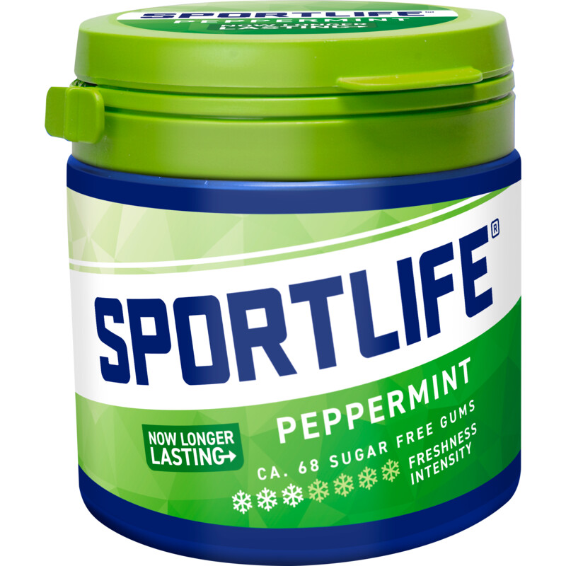 Een afbeelding van Sportlife Peppermint gums