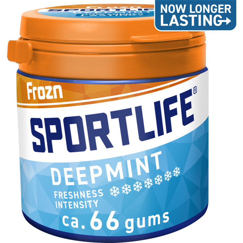 Een afbeelding van Sportlife Frozn deepmint sugar free gums